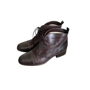 Bally Vintage Leather Ankle Bootie